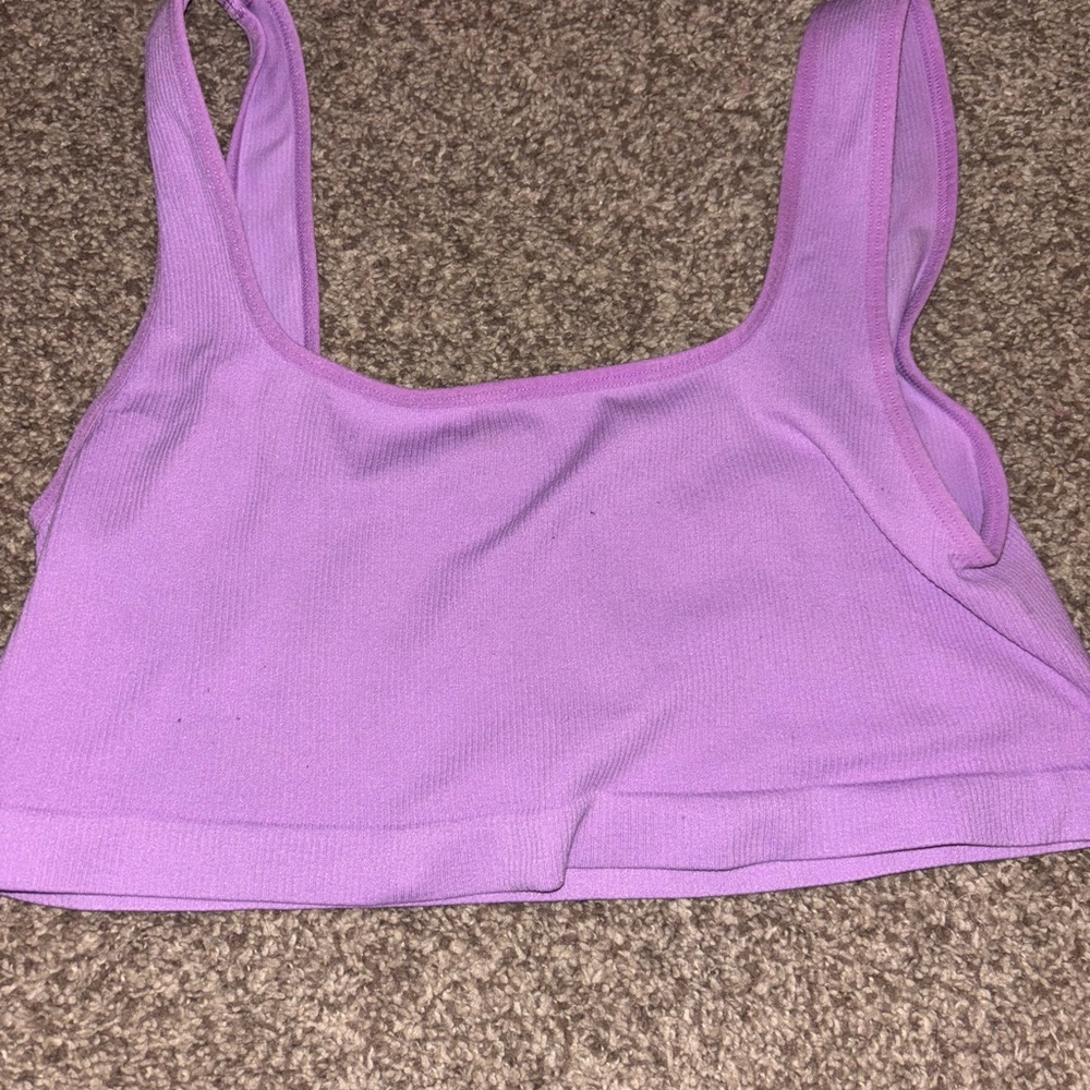 Purple Crop Top